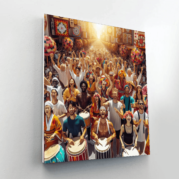 Okinawa Eisa Festival - Japan Paint By Numbers
