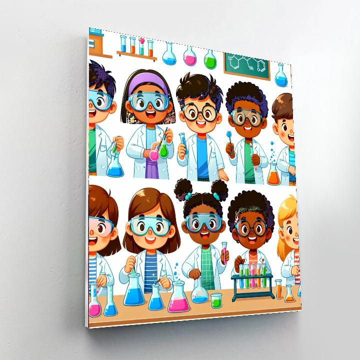 Super Science Explorers Number Painting