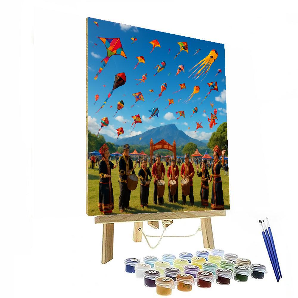 Borneo International Kite Festival - Malaysia DIY Paint By Numbers