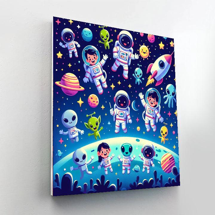 Space Adventure Squad Painting By Numbers Kit