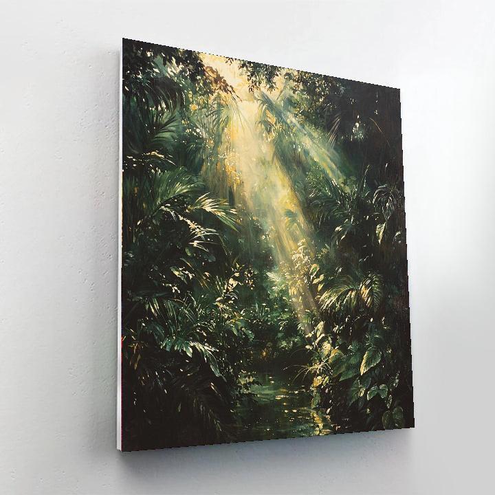 Caravaggio Inspired Chiaroscuro Garden  DIY Paint By Numbers