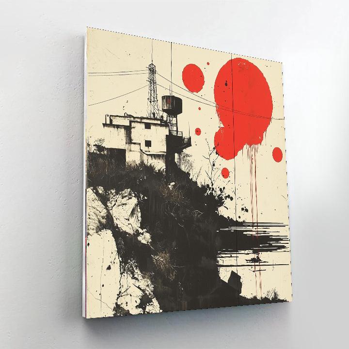Banksy Inspired Utopian Dystopia  Numbered Painting Kits