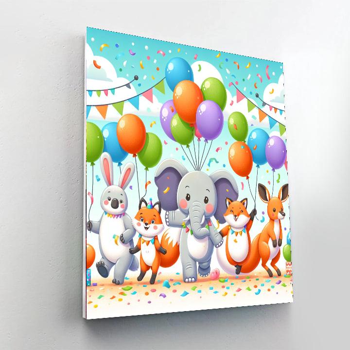 Sunny Day Parade Numbered Painting Kits