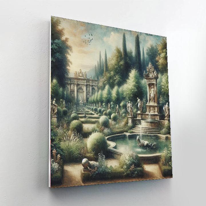 Renaissance Garden Majesty Numbered Painting Kits