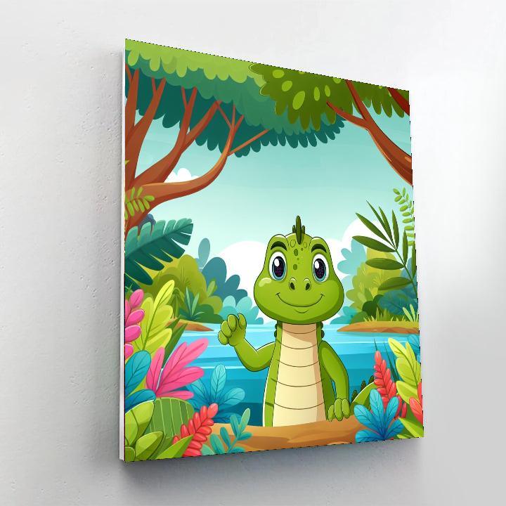 Inquisitive Iguana Expedition Paint By Number