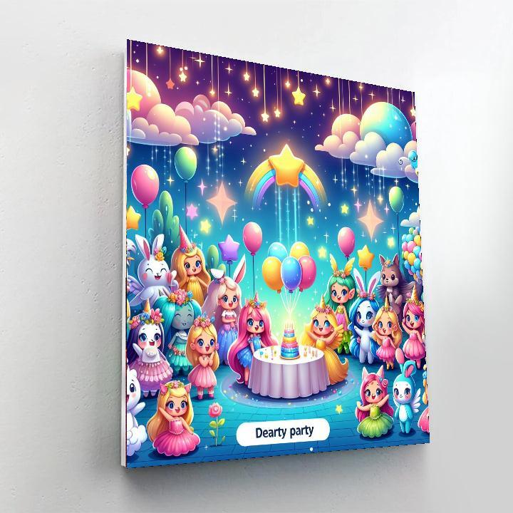 Dreamland Adventure Party Number Painting