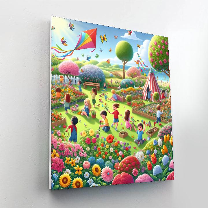 Vibrant Spring Celebration Painting By Numbers Kit