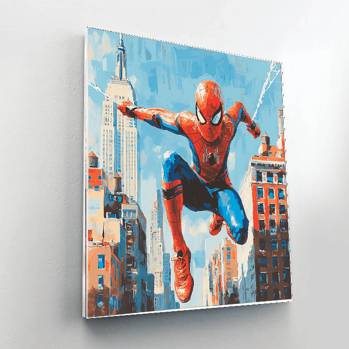 Tom Holland: The Friendly Neighborhood Spider-man Paint By Number