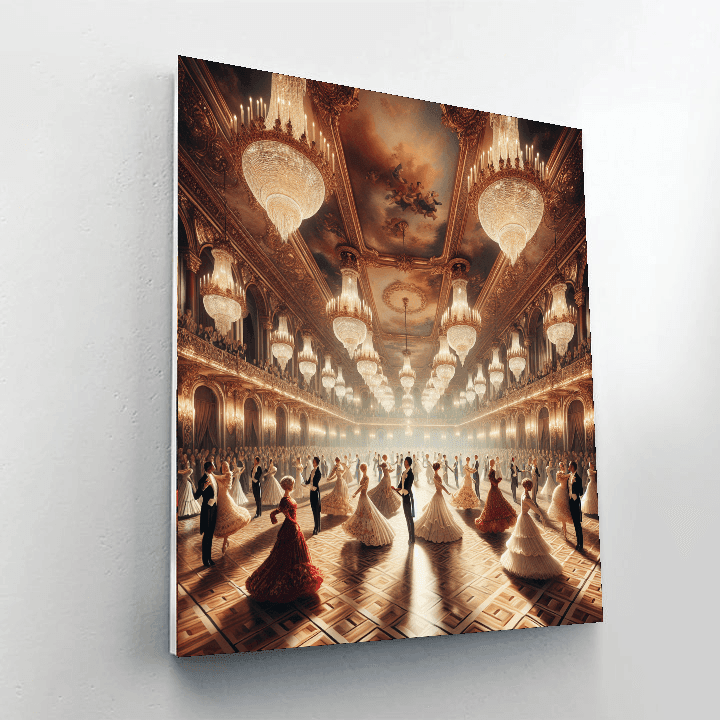 Elegant Ballroom Waltz Number Painting