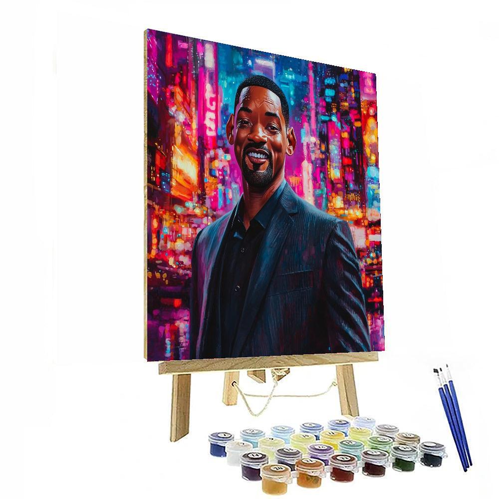 Will Smith: Fresh Prince To Blockbuster King Numbered Painting Kits