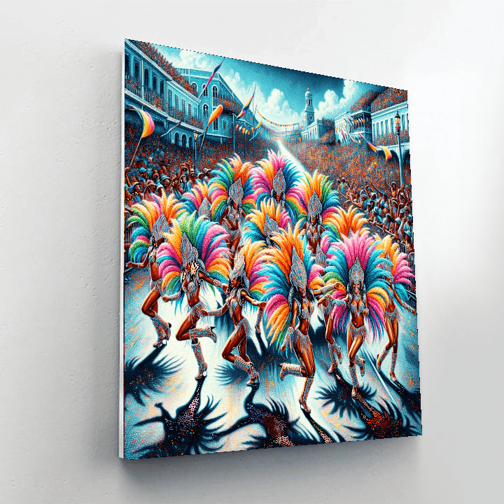 Junkanoo Carnival - Nassau, Bahamas Number Painting