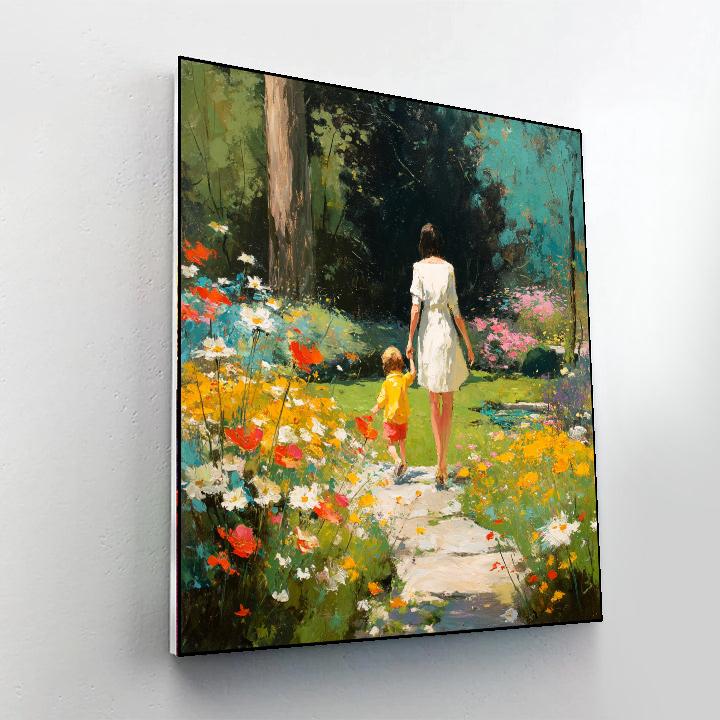 Joyful Garden Walk Paint By Numbers Kits