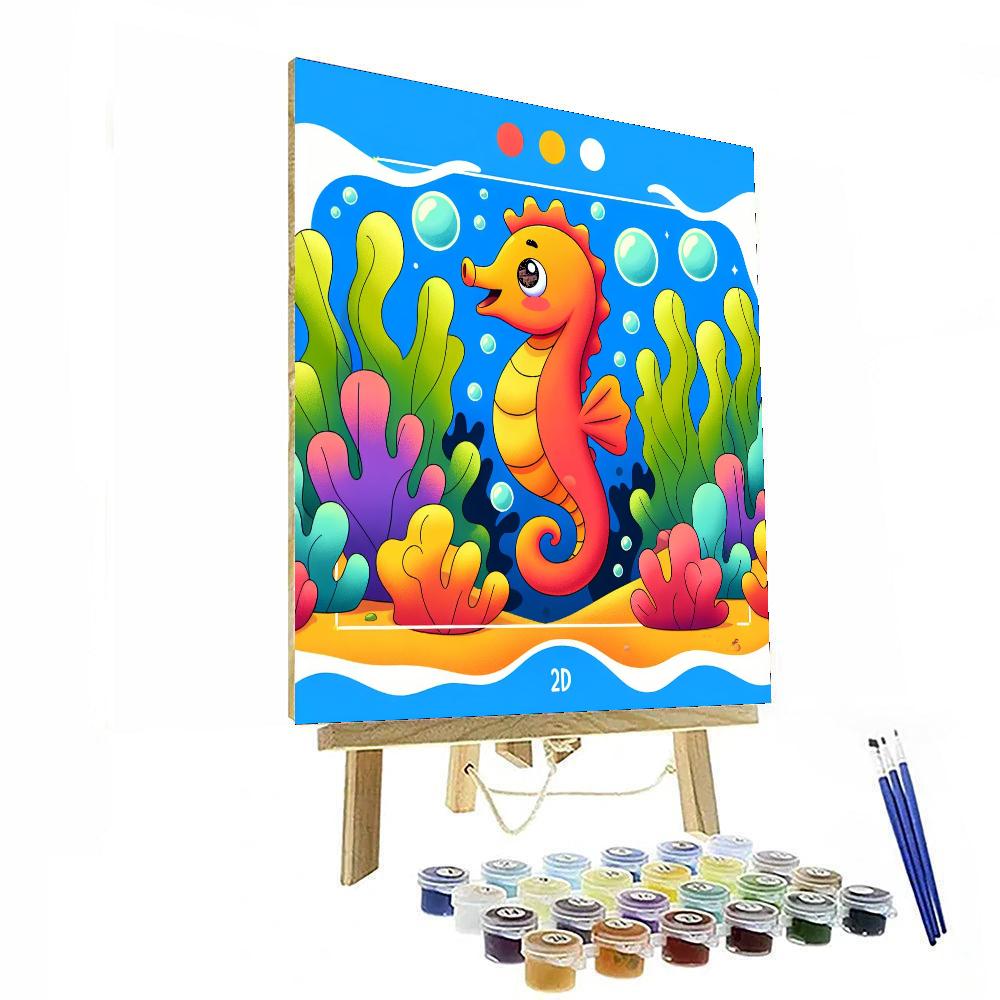Underwater Wonders Adventure Painting Number Kit