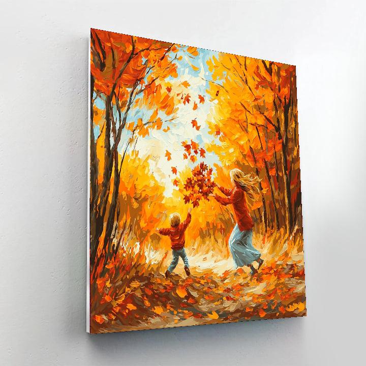 Beneath The Autumn Canopy Paint By Numbers Kits