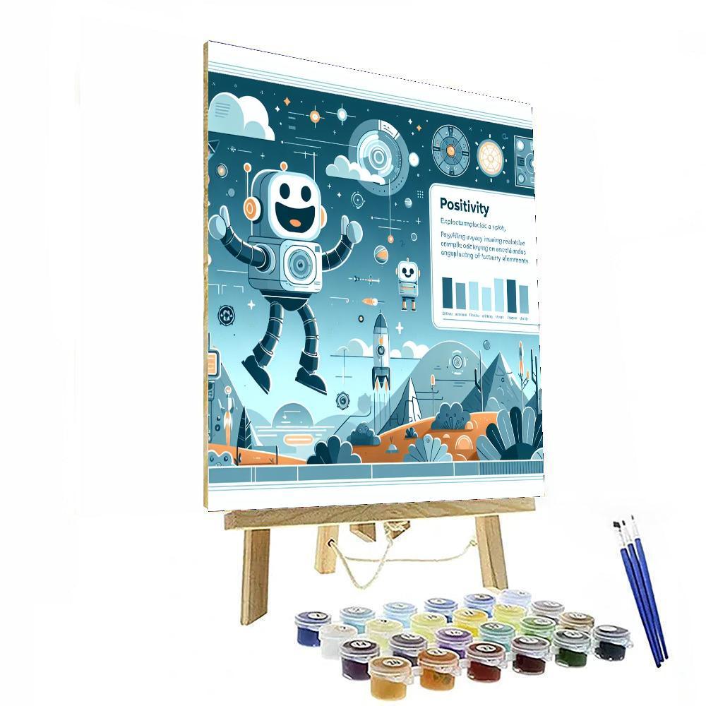 Robo Explorers DIY Paint By Numbers
