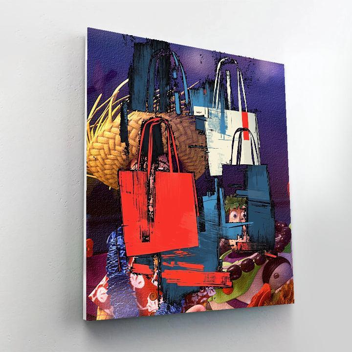 Banksy Inspired Shadows Of Consumption  Paint By Color