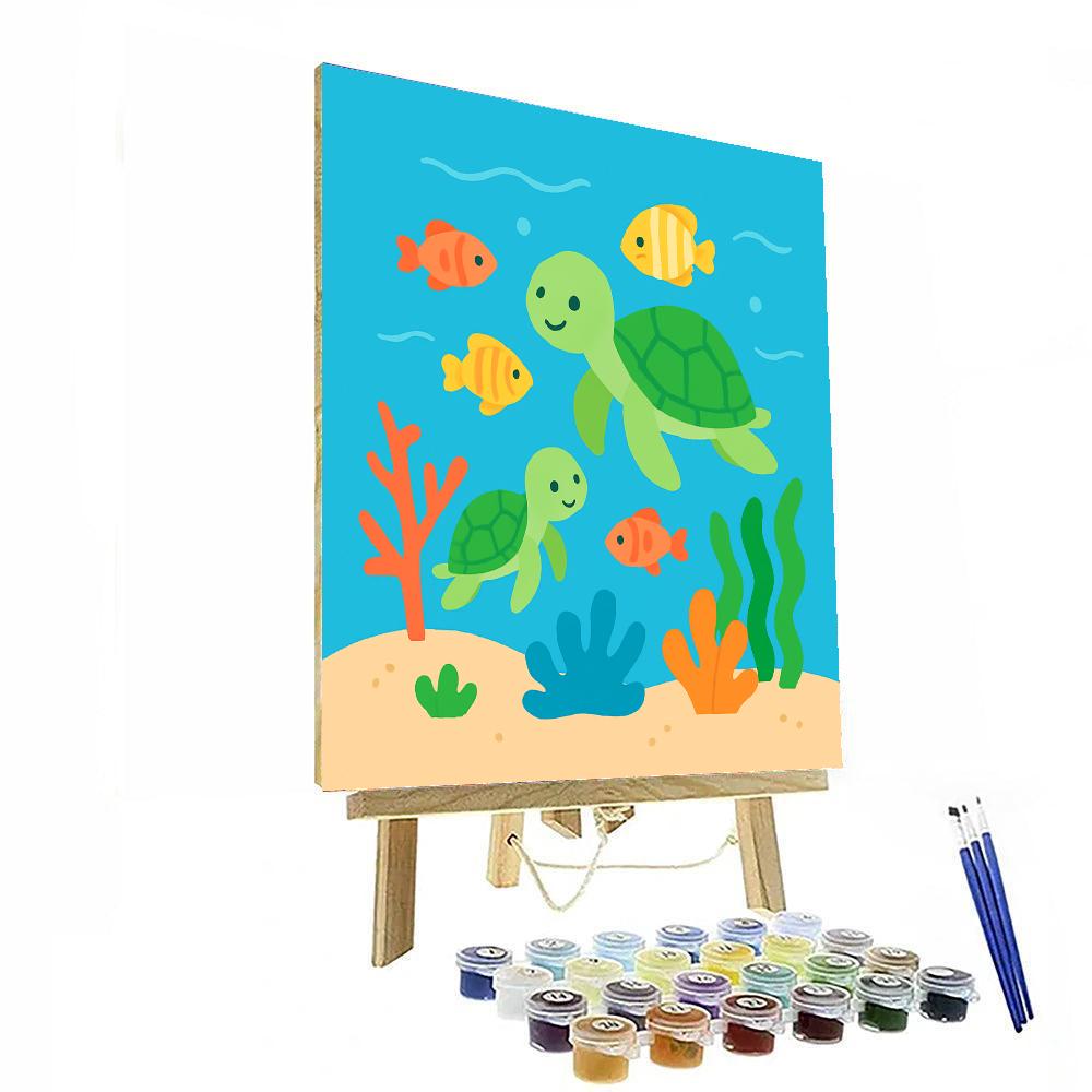 Aquarium Adventure - DIY Painting By Numbers Kit