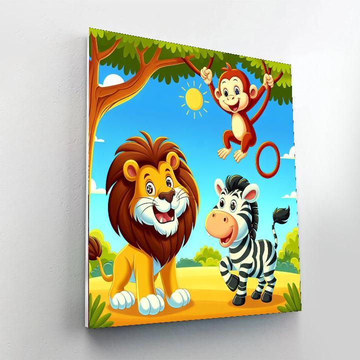 Animal Kingdom Adventures Paint By Number