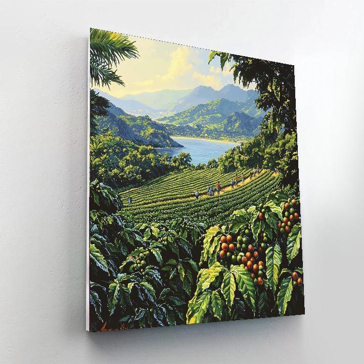 Kona Coffee Farm - Hawaii Paint By Number