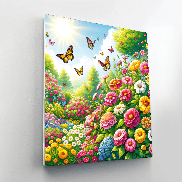 Sunny Garden Escape Paint By Number