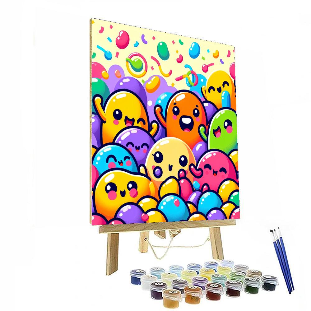 Jolly Jellybean Jubilee Numbered Painting Kits