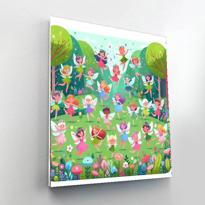 Funky Fairy Dance Painting By Numbers Kit
