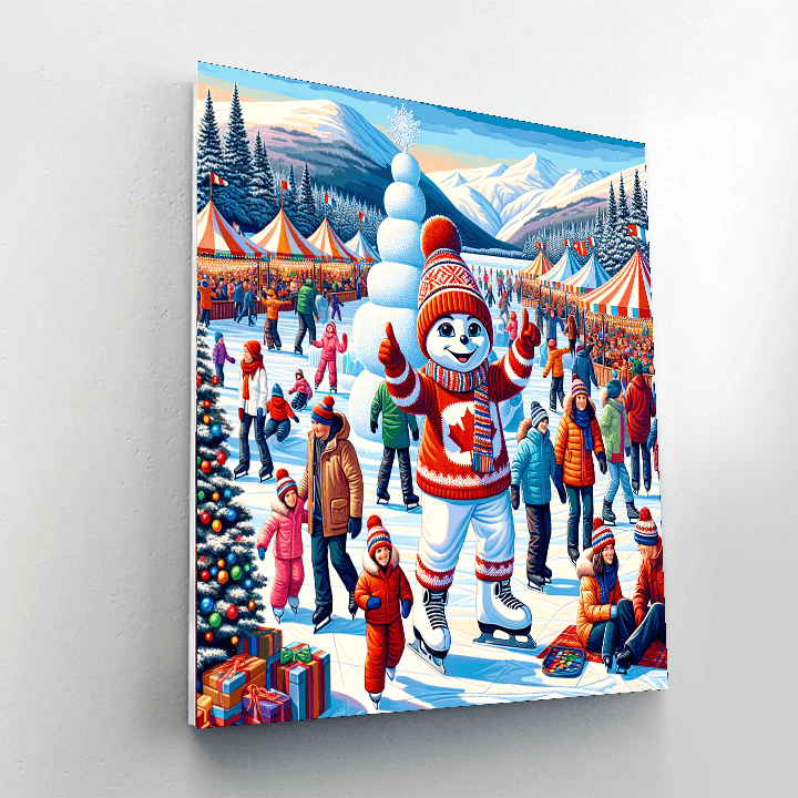 Quebec Winter Carnival - Canada Paint By Color