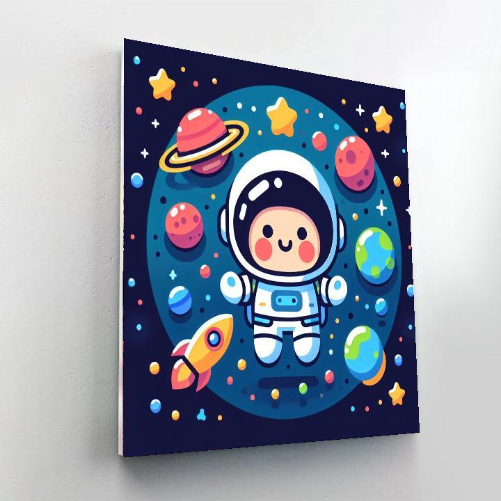 Mystery Space Explorer Paint By Number