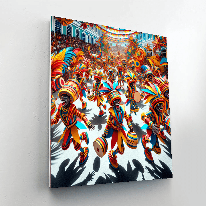 Junkanoo - The Bahamas Numbered Painting Kits