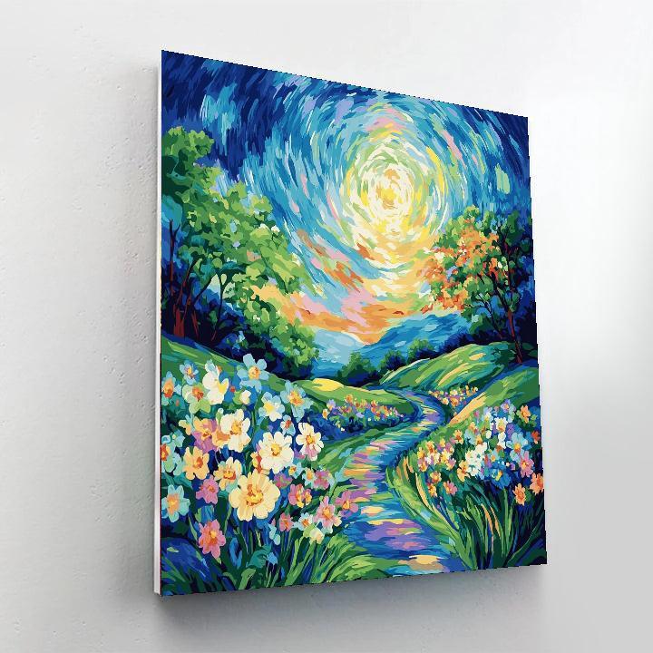 Vincent Van Gogh Inspired Nature Bliss  Paint By Number