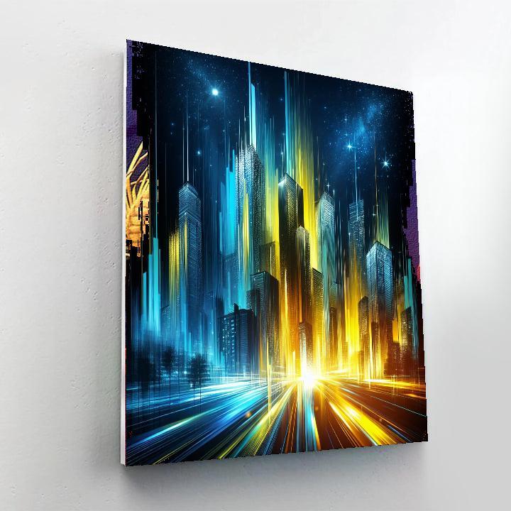 Cinematic Cityscape Nights Painting By Numbers Kit