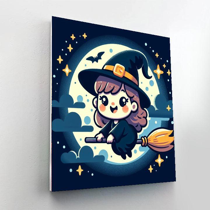 Charming Little Witch Paint By Number