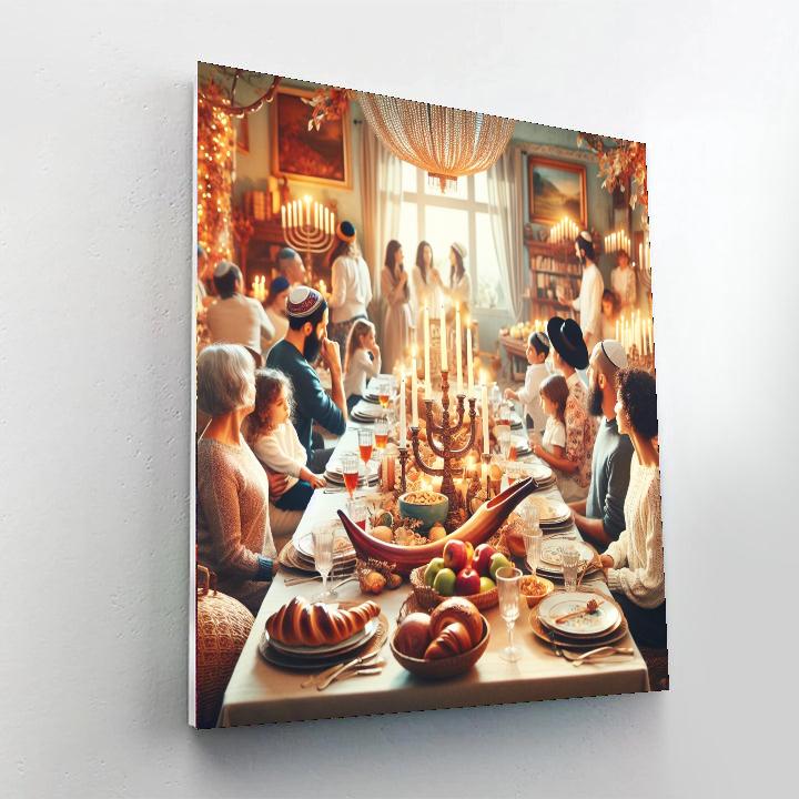 Rosh Hashanah - Jewish New Year Festival Paint By Numbers