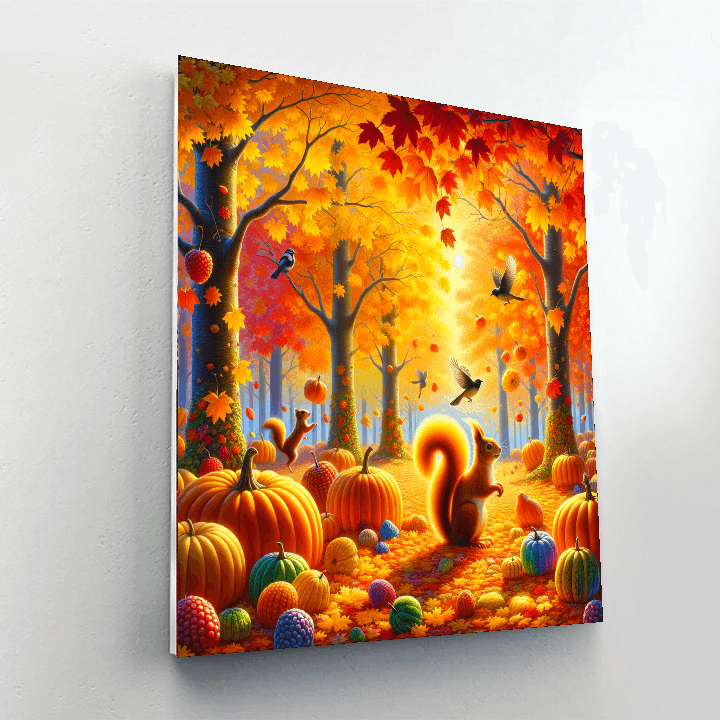 Joyful Autumn Days DIY Paint By Numbers