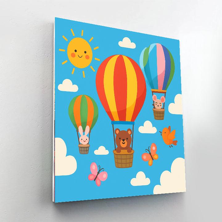 Journey In The Clouds Paint By Numbers