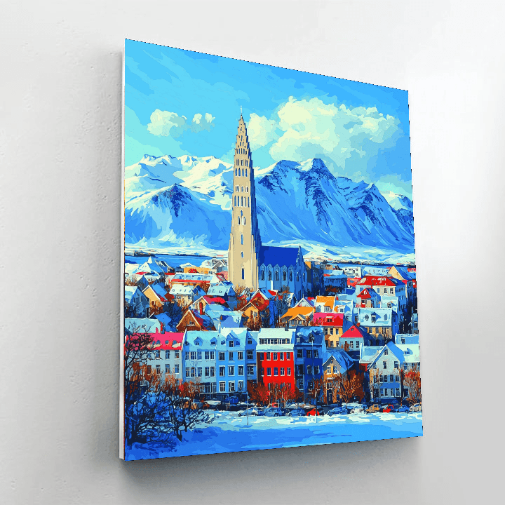 Reykjavik Paint By Numbers Art