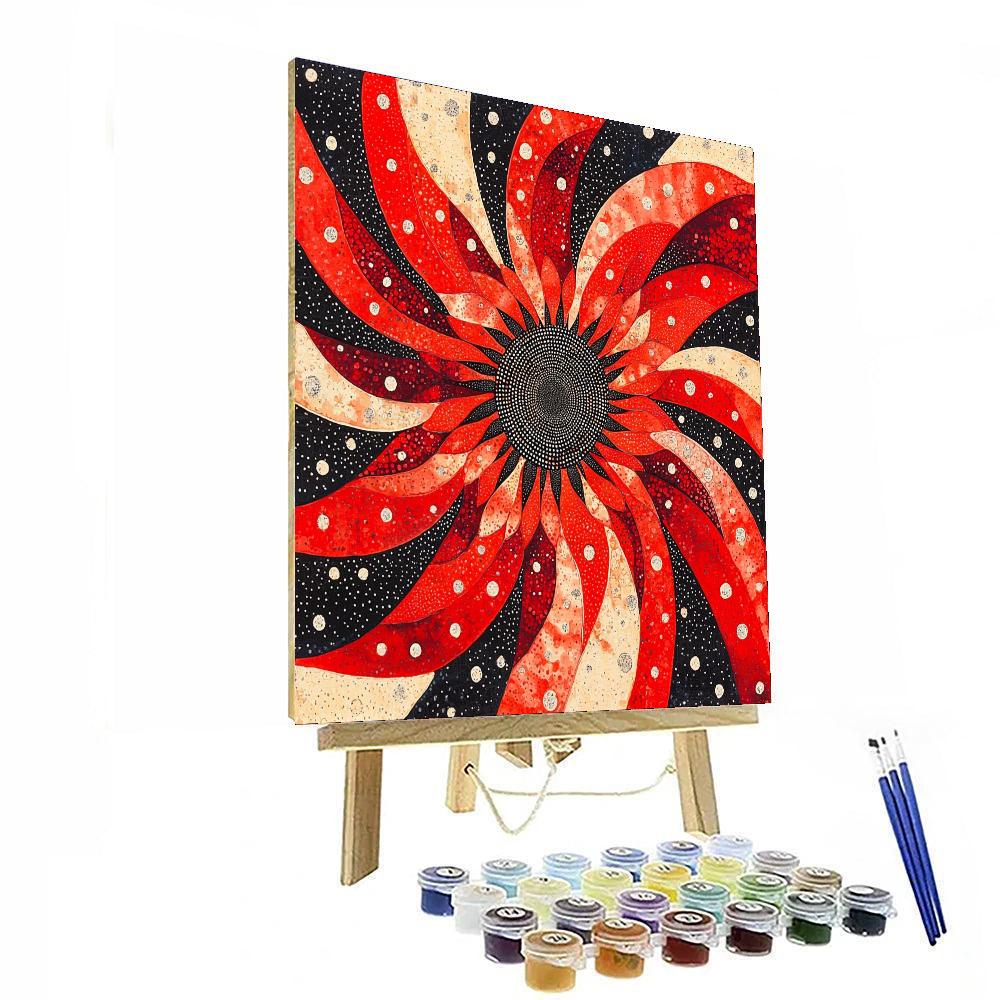 Yayoi Kusama Inspired Infinity's Whisper  DIY Paint By Numbers