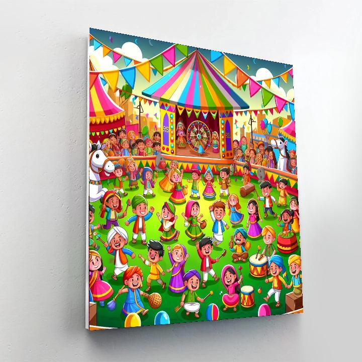 Fairy Tale Festival Number Painting
