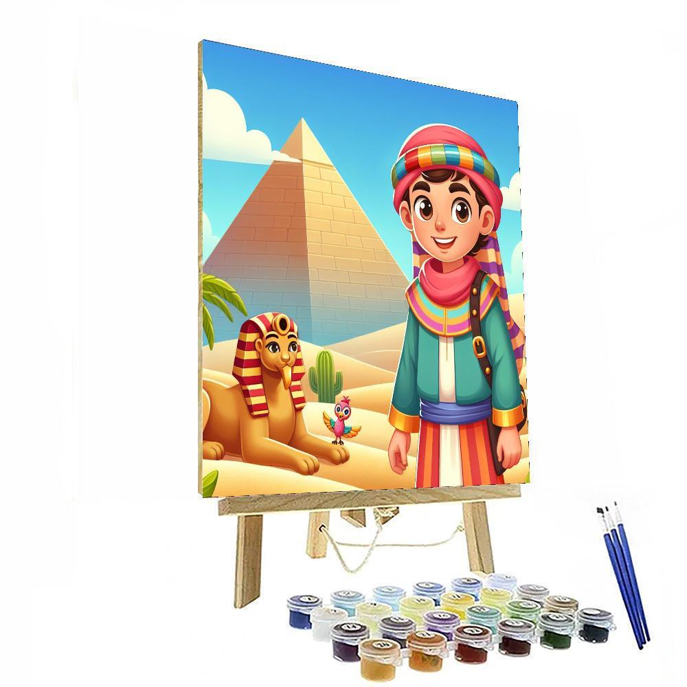 Explorers Of Ancient Egypt Painting Number Kit