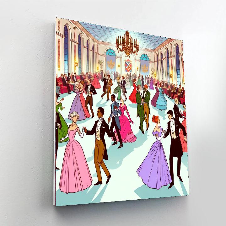 Royal Ball At The Castle Number Painting