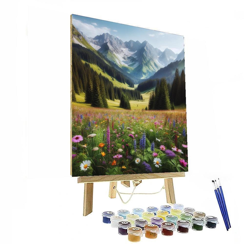 Mystical Mountain Meadow Paint By Numbers Kits