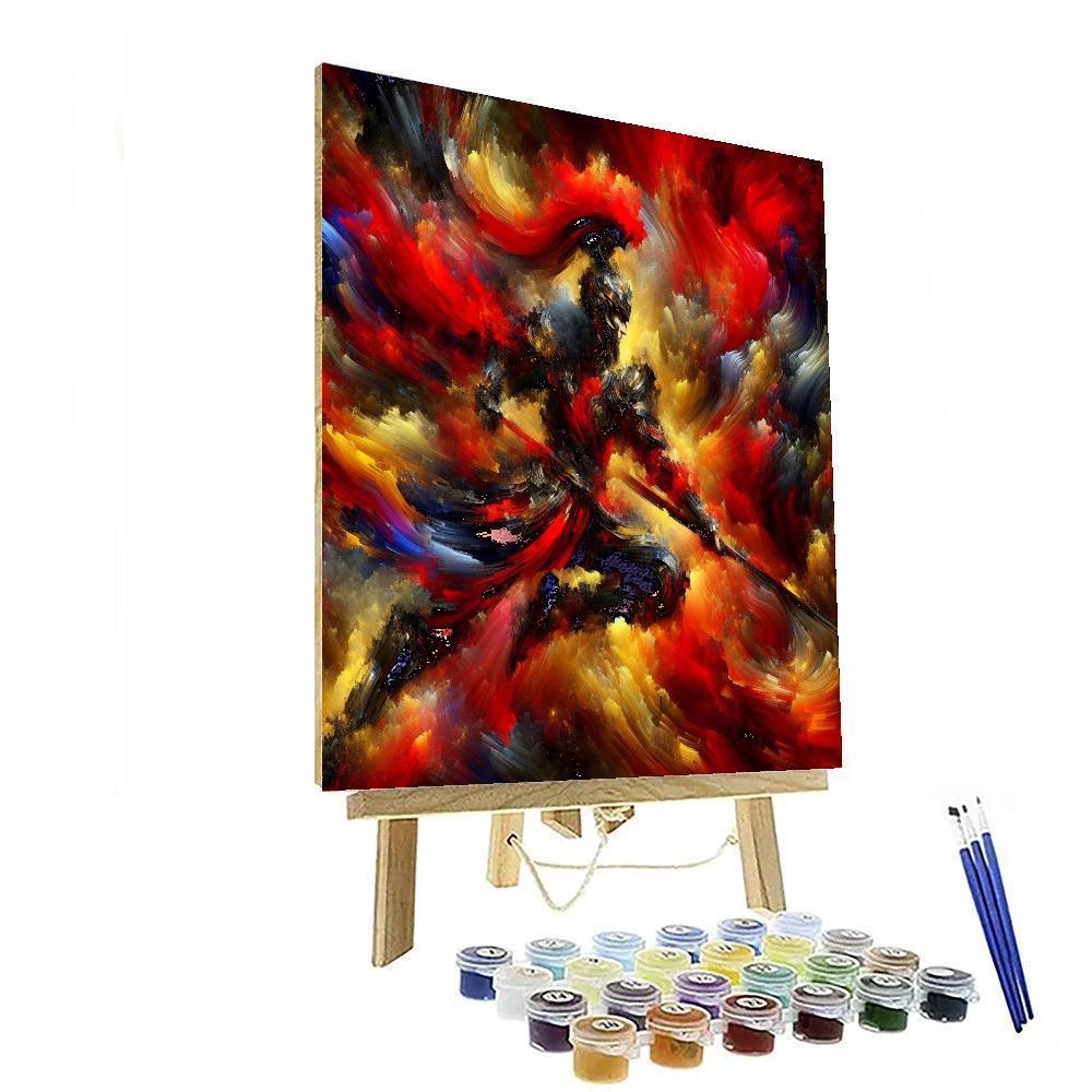 Mulan's Courageous Spirit Paint By Number