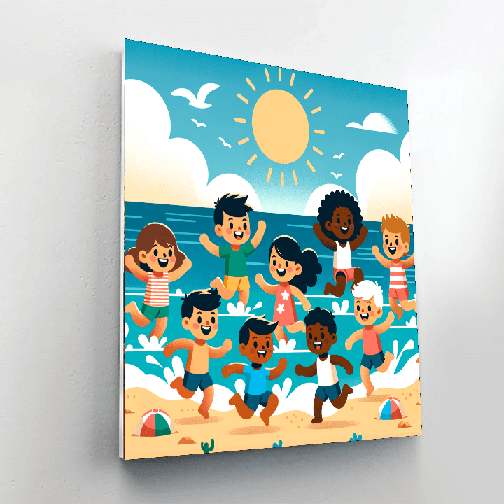 Seaside Summer Splash Paint By Numbers Kits