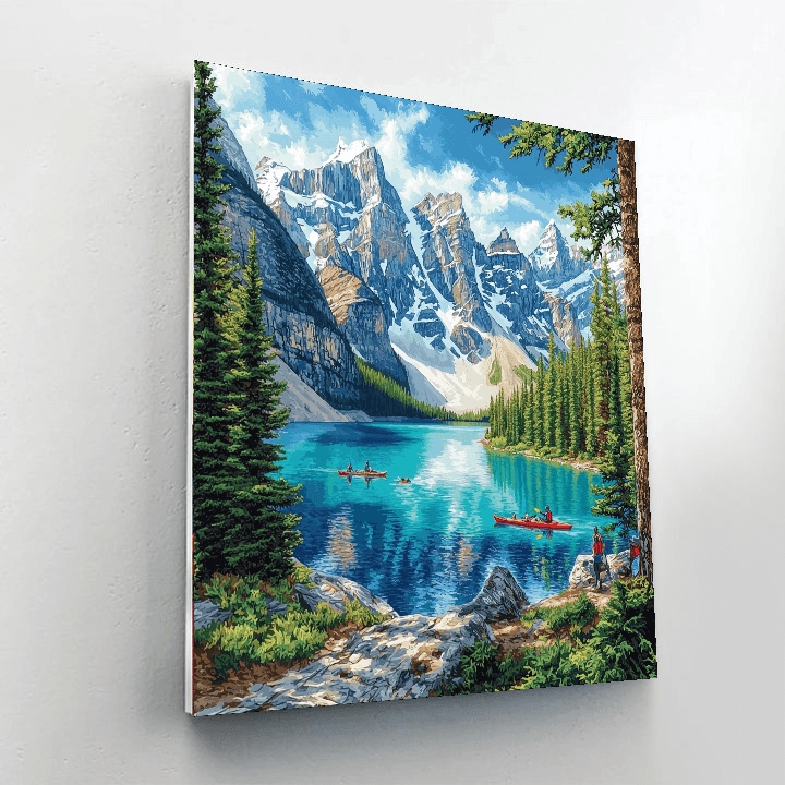The Banff National Park Numbered Painting Kits