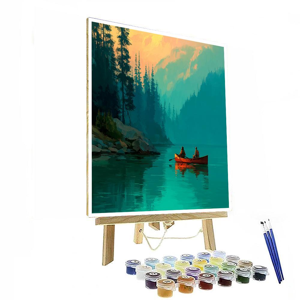 A Moment Of Stillness DIY Paint By Numbers