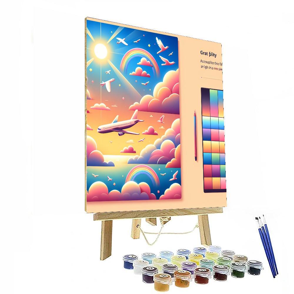 Sky High Journey Paint By Numbers Art