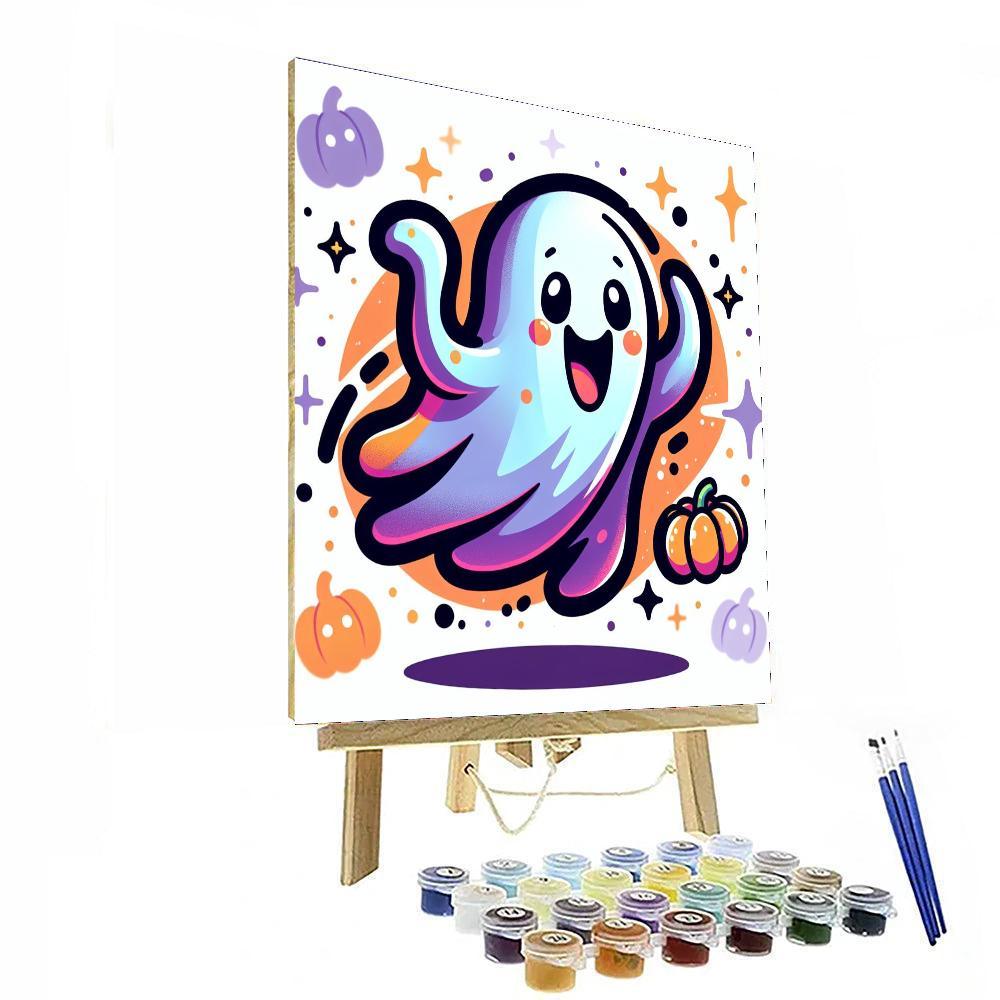 Funny Ghost Painting Number Kit