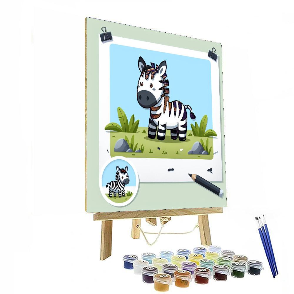 Zippy Zonkey Paint By Numbers Art