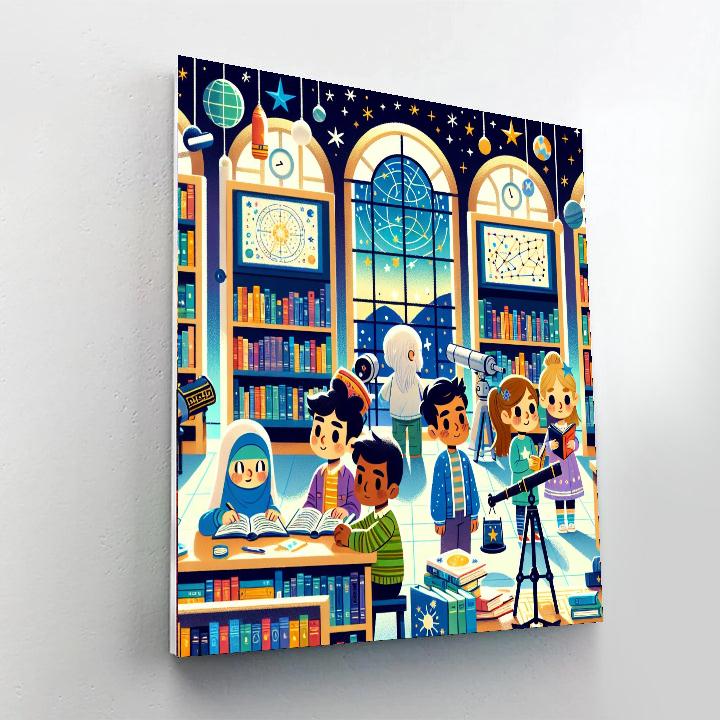 Celestial Library Expedition Paint By Number