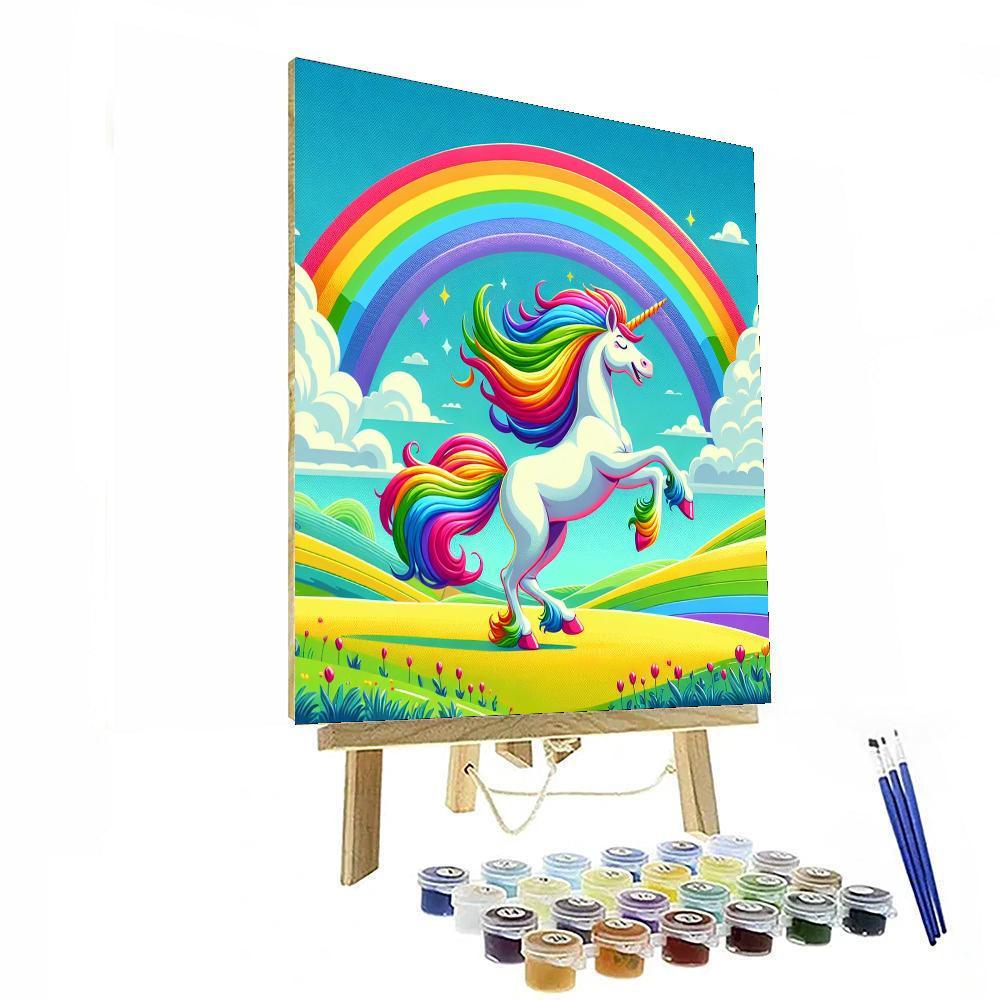 Colorful Fantasy Land Painting Number Kit